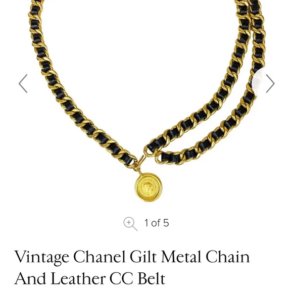 CHANEL  Vintage Black Quilted Bag with Gold Chain Accent - Picture 9 of 9